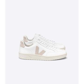 Veja V-12 LEATHER Tenisky Panske White/Pink | SK 342OKI